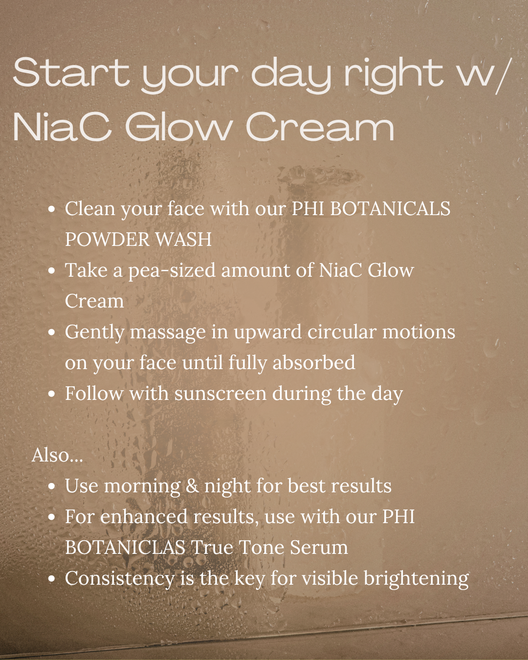NiaC Glow Cream